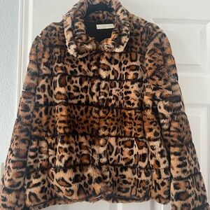 Faux fur jacket